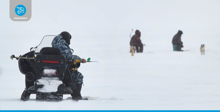 How to Set Up a Snowmobile for Ice Fishing