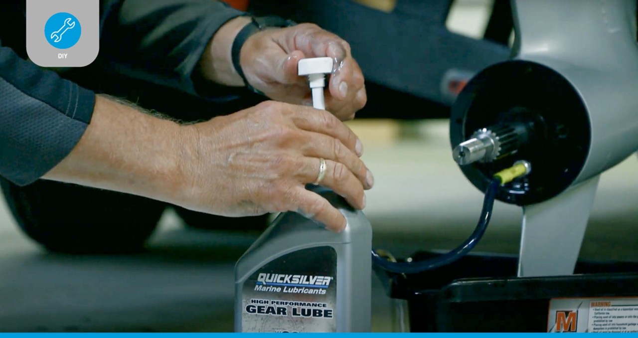 How to Change Gear Lube in a Mercury 350hp Verado Outboard 