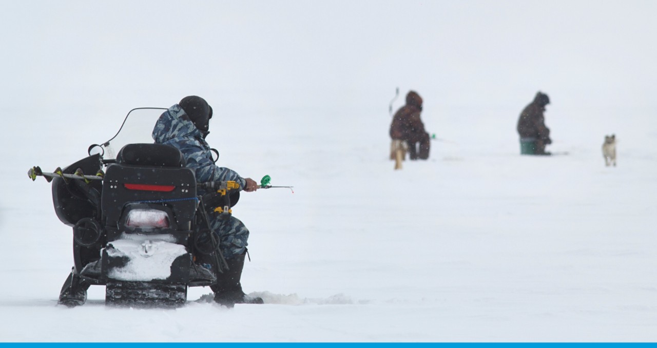 How to Set Up a Snowmobile for Ice Fishing
