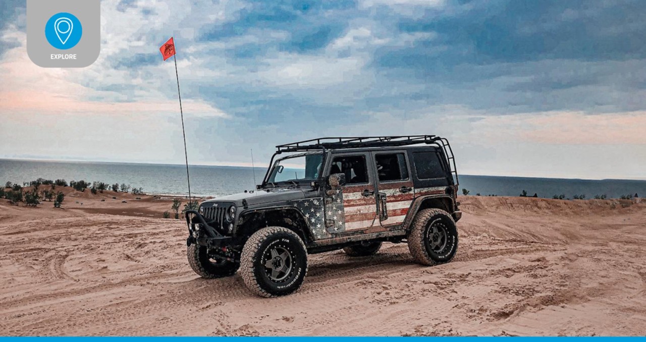 Michigan's Silver Lake Sand Dunes Area Offers Off-Roading and Boating Adventures
