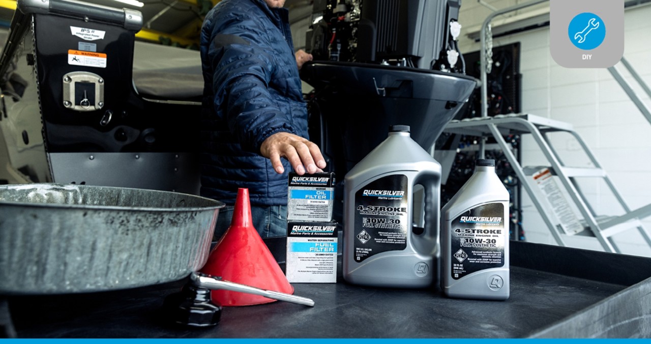Winterize Your Outboard with Quicksilver Products
